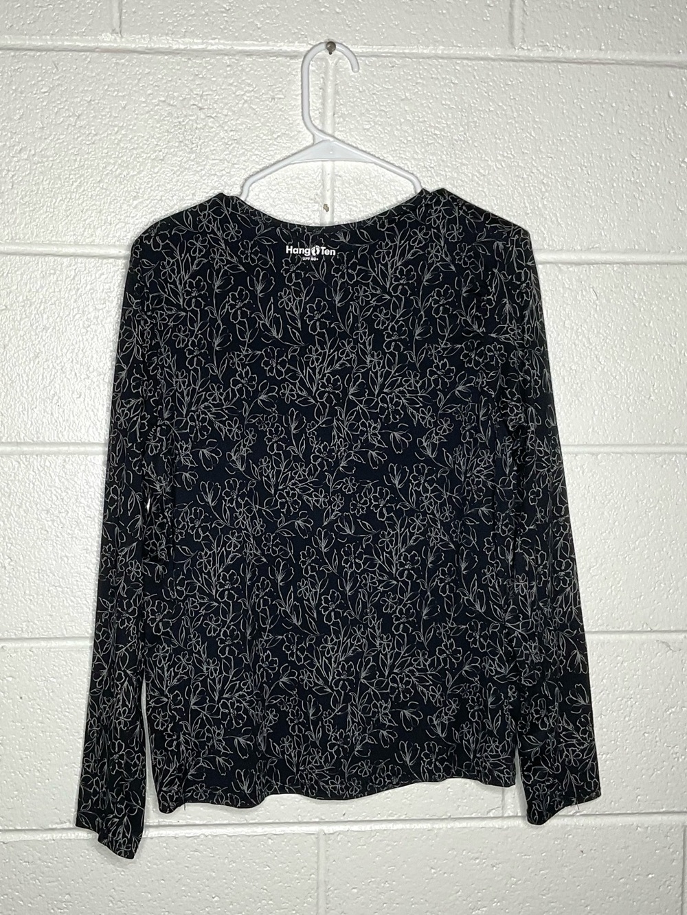 < Hang Ten Floral Long Sleeve UV Protection/UPF 50+ Summer Beach Vacation > - Picture 3 of 3